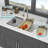 Quartz Kitchen Sink - granite composite Workstation Drop-in kitchen sink 30"x22"x10"-114728498