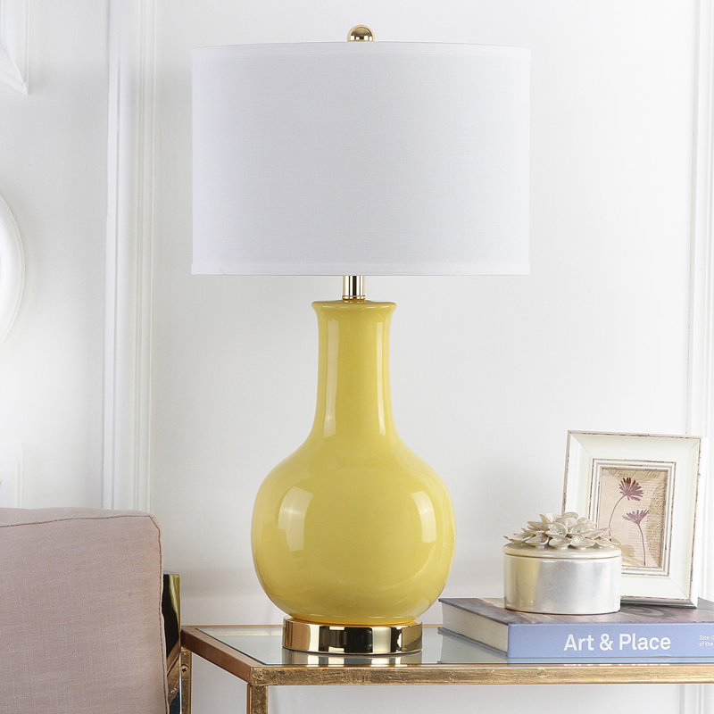 Lampe de table 27,5 po SantaAna, Jaune