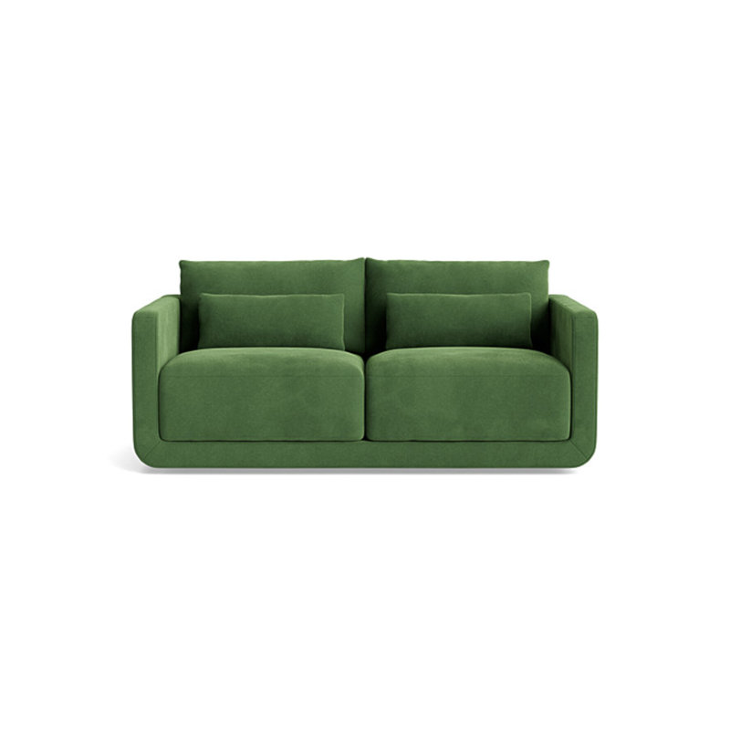 Eva Loveseat (70"), Performance Velvet - Ivy