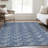 Premium Machine Washable Prisco Navy Rug-28424321