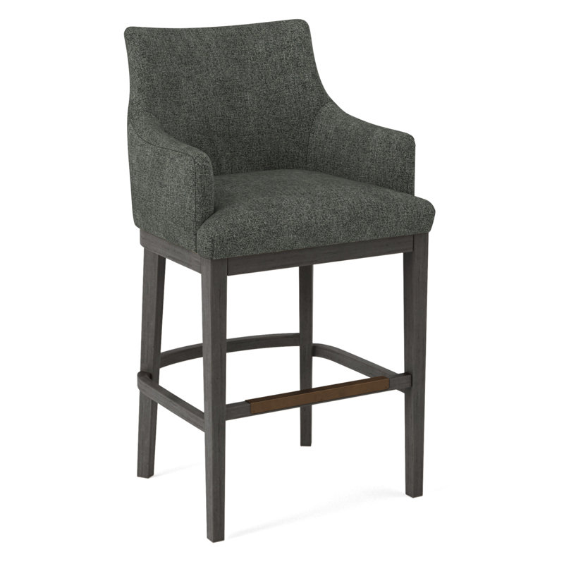 Upholstered Stool, 61606-88, Espresso