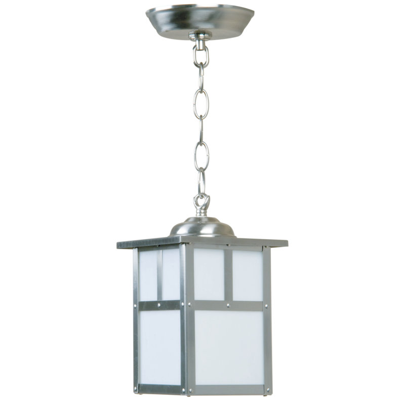 Luminaire suspendu rectangulaire 1 lumières lanterne Biali