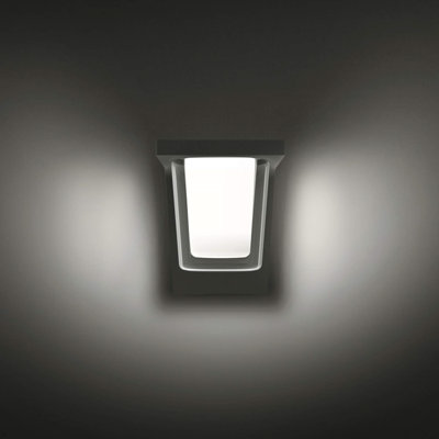 Genoveva 18 cm H Hardwired Integrated LED Outdoor Wall Light