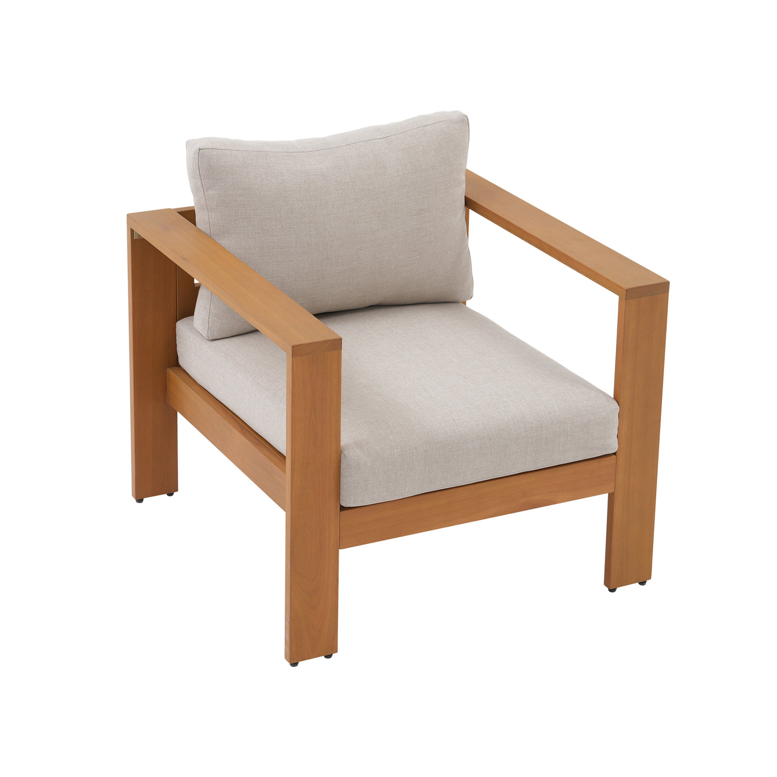 Naylor Eucalyptus Patio Lounge Chair