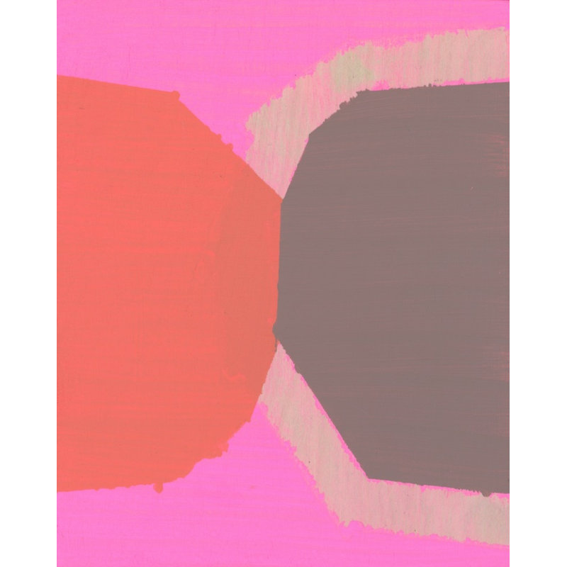«Kiss» par Liz Rundorff Smith - impression d'un cadre photo sur papier, H 23 po x l 20 po