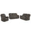 Canapé inclinable, chenille brune-2041416311