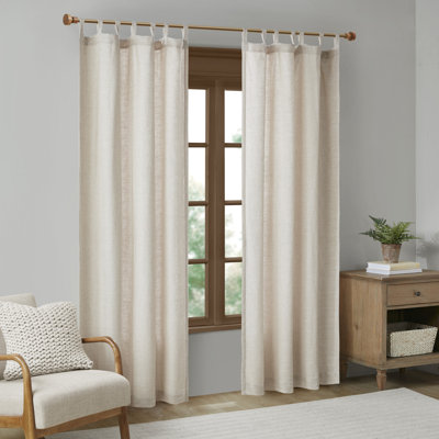 Beals Cymande Fleece Lined Single Curtain Panel