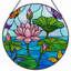 Panneau de vitrail Water Lily-330549667