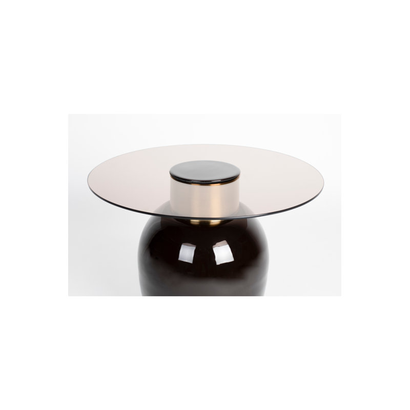 Mohra Glass End Table, 16" H x 20" W x 20" D