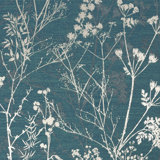 Floral Metallic Wallpaper Double Roll