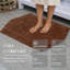 Ensemble de tapis de bain 4 pièces avec couvercle Waterford, séchage rapide, tapis lavables à la machine, absorbant-1570171503