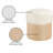 Asai Velour Fur Fabric Ottoman/Stool-17052497-20354629