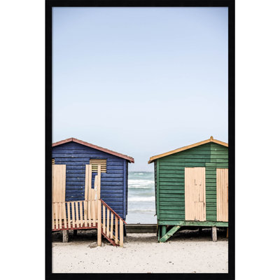 Popplewell "Blue and Green Huts" Print