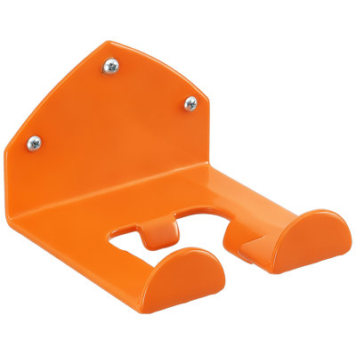 Garage Organizer Trimmer Rack 5.9 Inch  180 lbs Total Load, Wall Mount Garden Power Tool Hanger Weed Whackers Holder for Grass/Hedge Trimmer, Leaf Blower, Chainsaw, Garden Tools, Orange