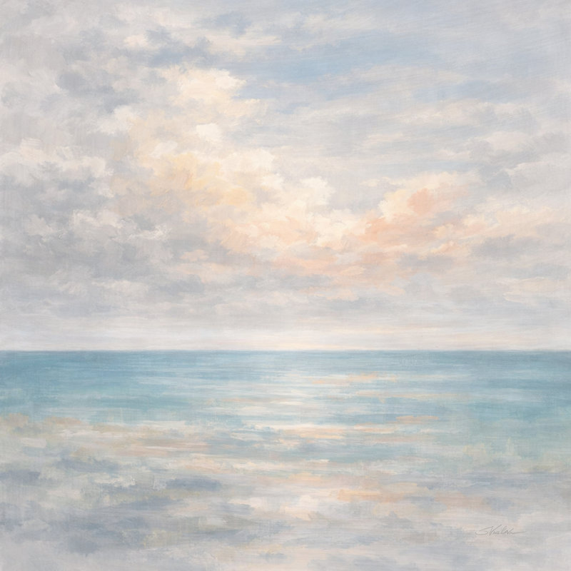 Art mural sur toile Cloud Cloud Sea, L 36 po x H 24 po x P 1,5 po