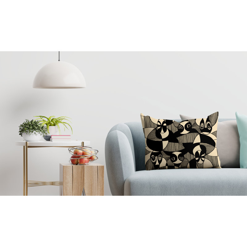 Housse de coussin d'extérieur et insert, Beige