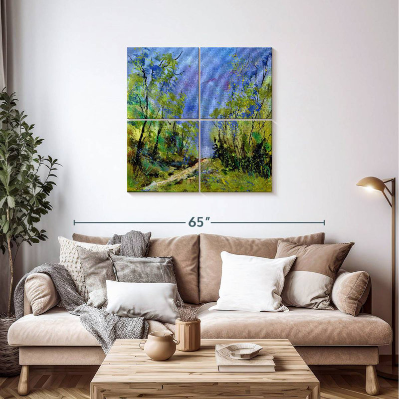 Spring Path, 38" H x 38" W