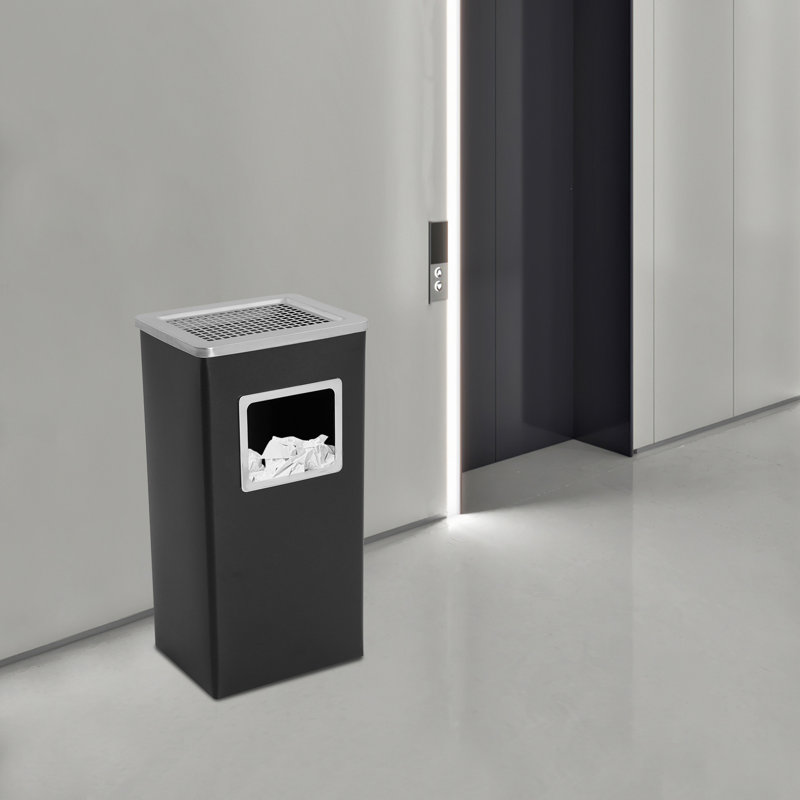 Trash Can, Black