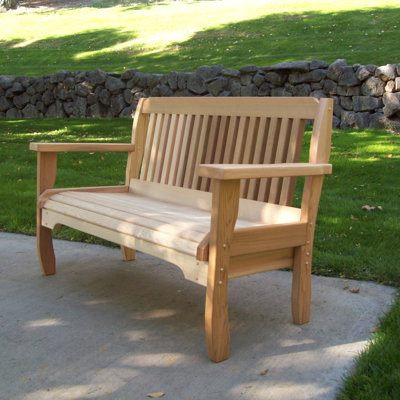 Carmelita Western Red Cedar Outdoor Bench
