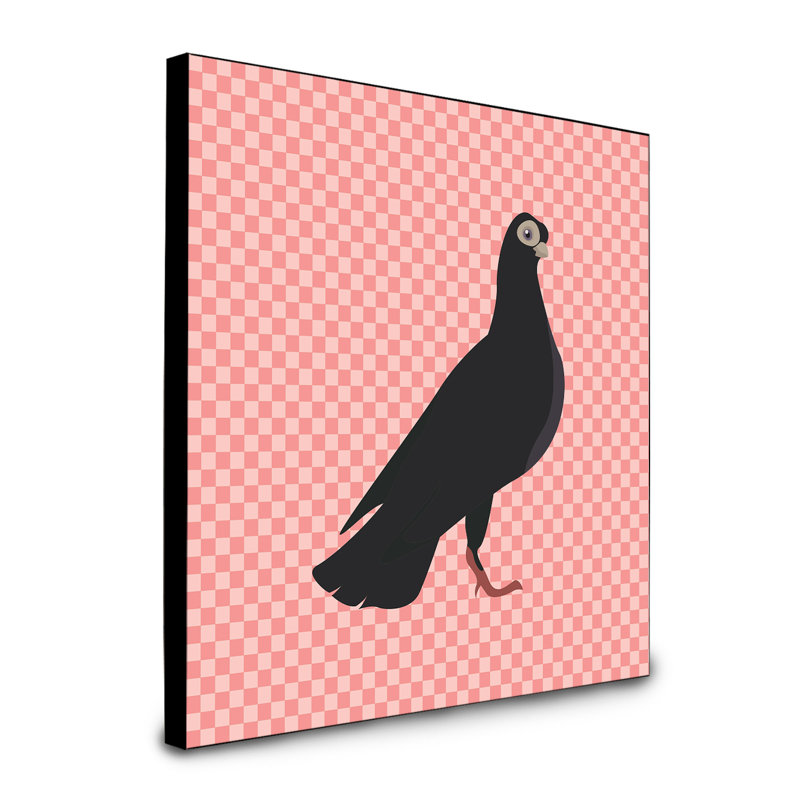 Panneau mural d’art highflyer pigeon budapest Seine, Rose