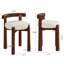 Tabouret de coiffeuse rembourré avec coussin en fausse laine, fauteuil de maquillage rond en bois massif, siège de repose-pieds pour salle de maquillage, assemblage de 20 minutes dans la chambre à coucher