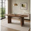 Extendable dining table 120–160cm oval walnut-536002073