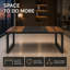Executive Computer Desk with Reinforced Steel Frame-121024172-121024174