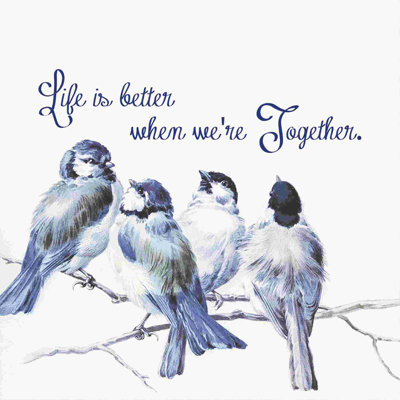 " Birds On Branch "