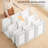 Portable Wardrobe Closet With Multiple Compartments And Hanging Rod For Organized Storage
