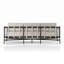 Canapé d'extérieur rectangulaire avec coussins de 98,5 po de large Iffie-93054489