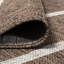 Tapis d'intérieur / extérieur brun / beige à rayures berbères Siegbald-1165487879
