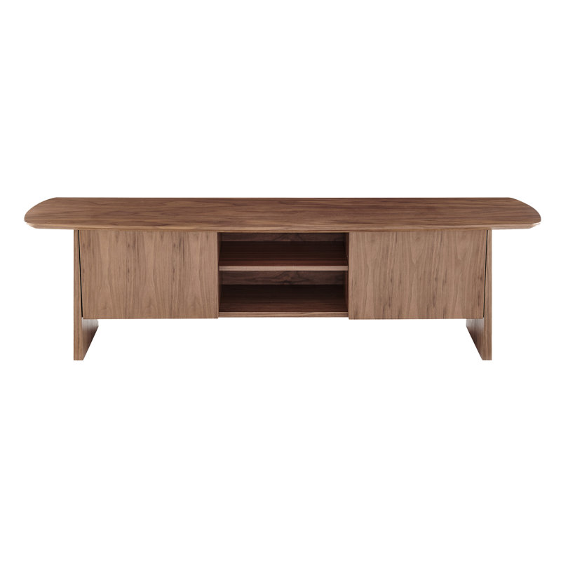 Chorlette Media Stand In Walnut