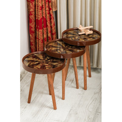Glass Tray Top Nesting Tables