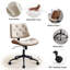 Chaise de travail rotative en similicuir Crosslin-1769191619