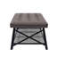 Table basse capitonnée en similicuir
