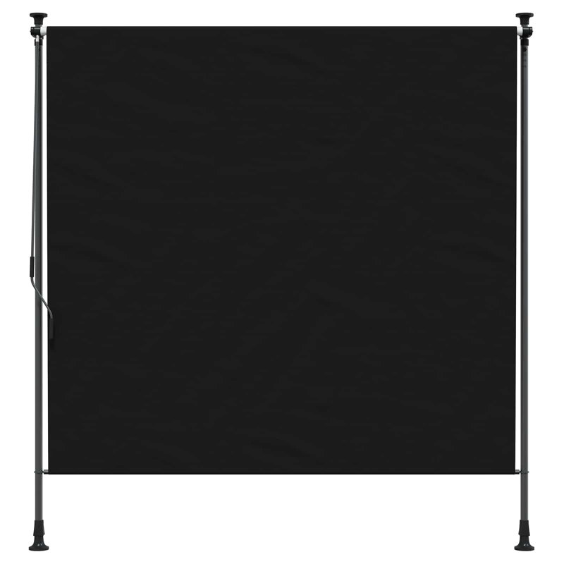 VidaXL Retractable, 100cm W x 270cm D, Black