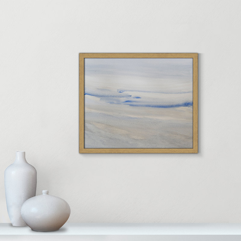 Silent Direction Print by S.H. Khan, Natural Woodgrain, 19'' W x 16'' H, Framed Print
