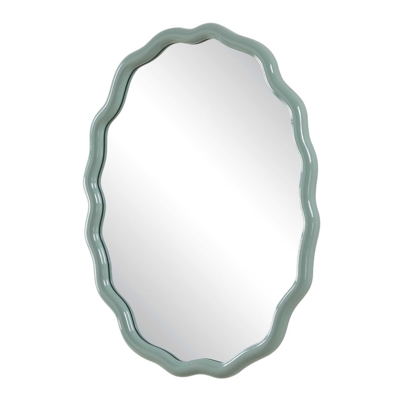 Uttermost Isly Robin's Egg Blue Oval Mirror