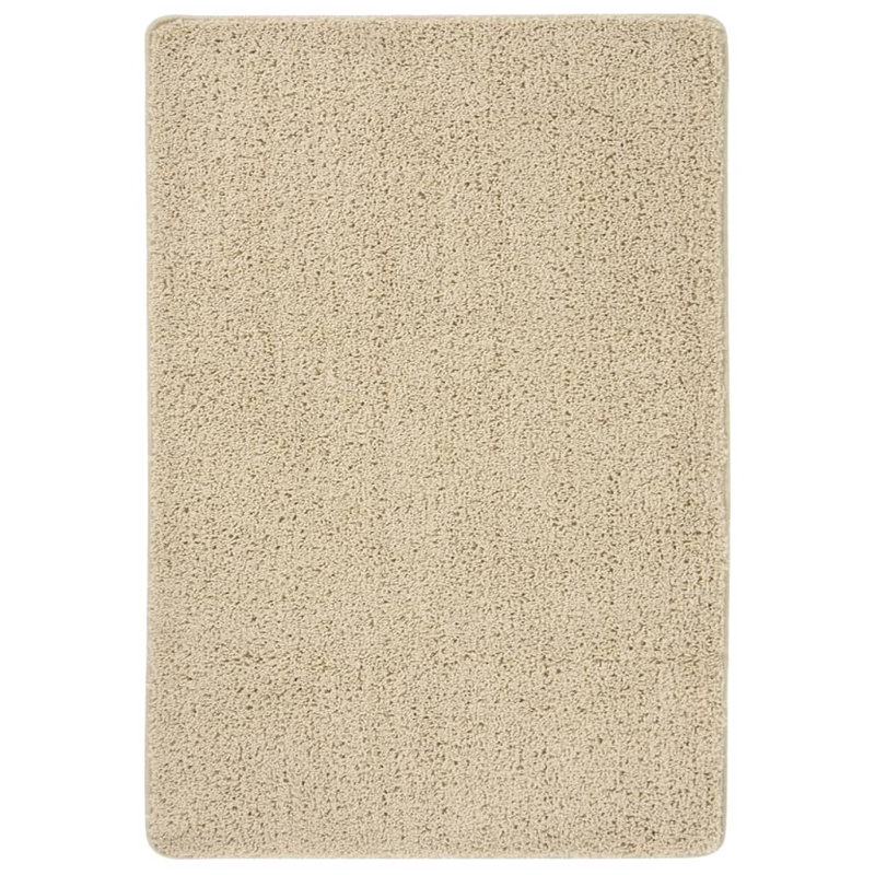 Adelean Solid Colour Shag Area Rug, Rectangle 120 x 170cm
