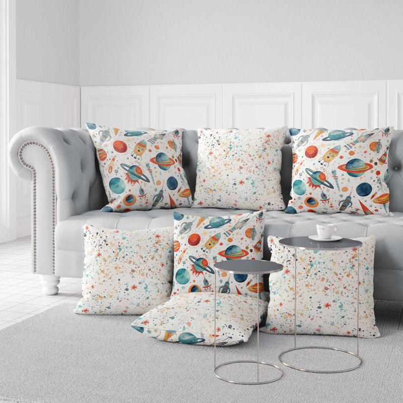 Outdoor Reversible Throw Pillow, 20"H x 20"W