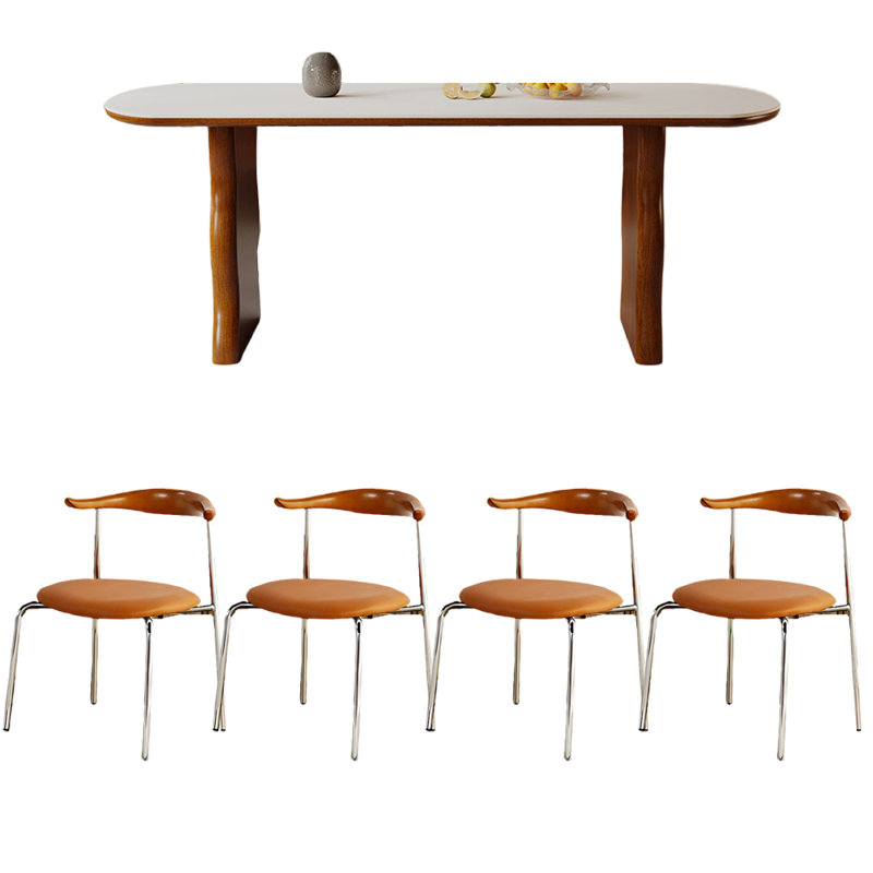 Ensemble de table de salle à manger de style français, H 29,5 po x L 55,1 po x l 31,5 po