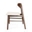 Élégantes chaises en tissu de style Mid-Century pour le confort à manger