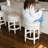 Maven Lane Pullman Backless Stool with Fabric Upholstery-128006620-128006619