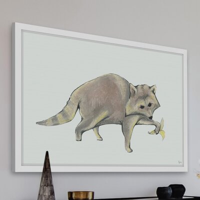 Strutting Raccoon' Framed Painting Print -  Marmont Hill, MH-JULFRM-125-NWFP-24