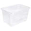 Set of 3 Storage Crystal-Box with Lid - Transparent-2100239376