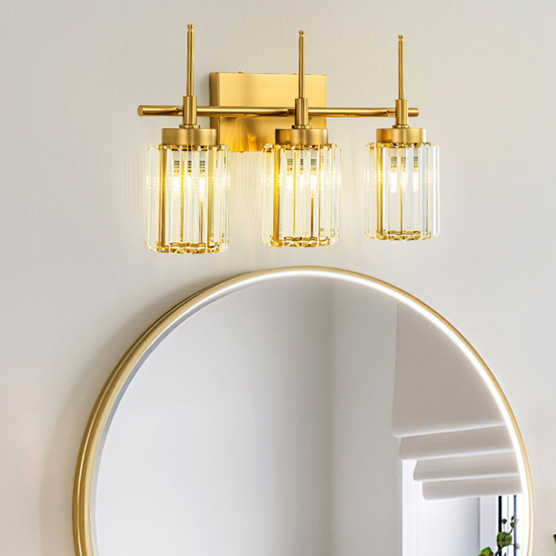 Edgars Dimmable Vanity Light, Gold, 3
