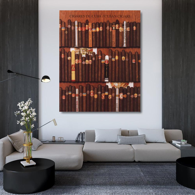 Cuban Cigars, 45" H x 36" W