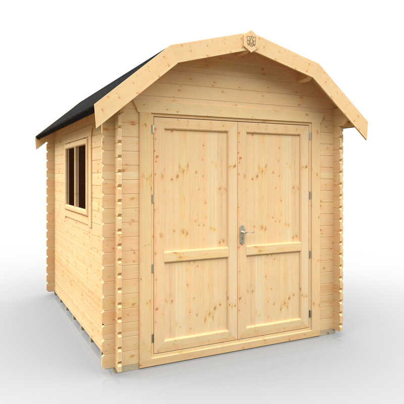 10x8w Alpha Barn | 28mm Log Cabin