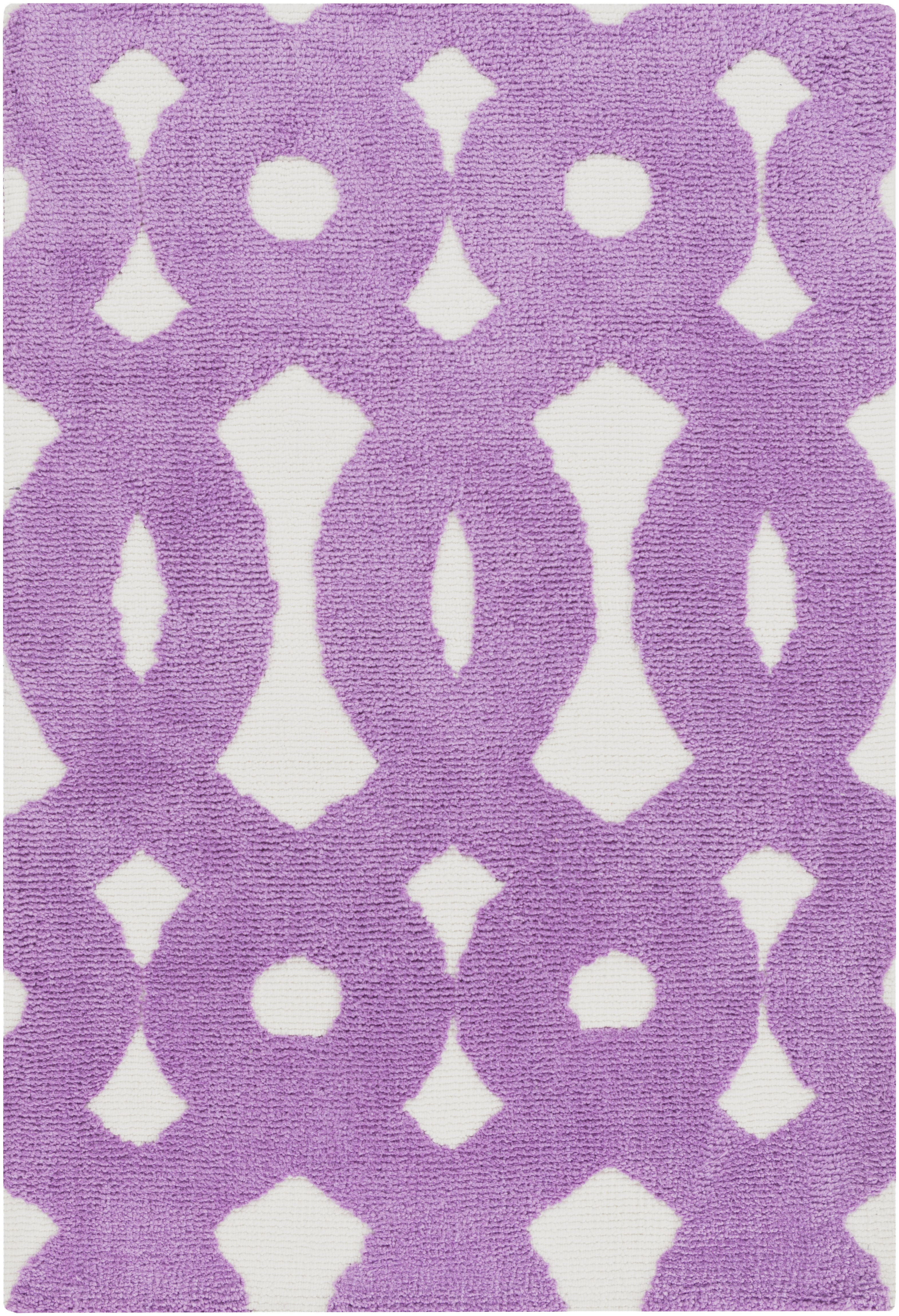 Violet Area Rug Pattern Rosdorf Park Beals Geomeric Violet Area Rug | Wayfair