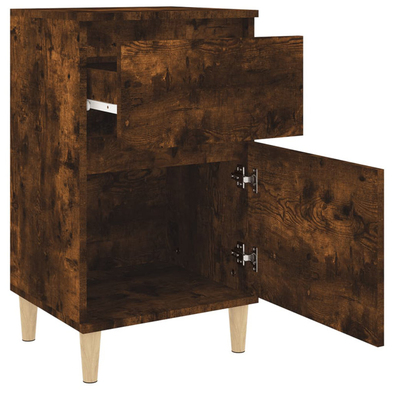 Campanella 40cm W Solid + Manufactured Wood Bedside Table